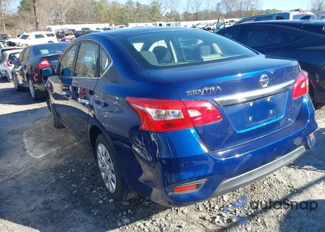 2017 Nissan Sentra S из США, поврежденный, VIN 3N1AB7AP1HY382191